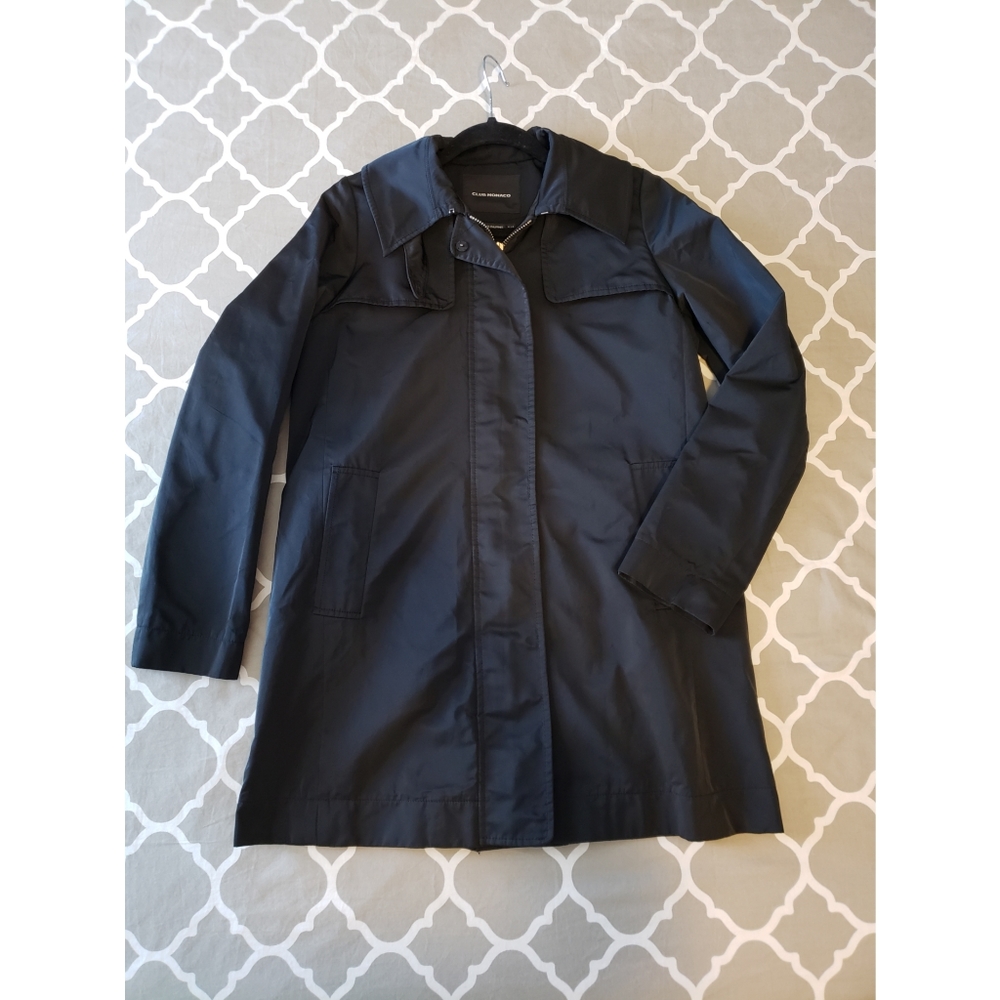*Club Monaco Black Midweight Jacket/Coat Women's Size Small